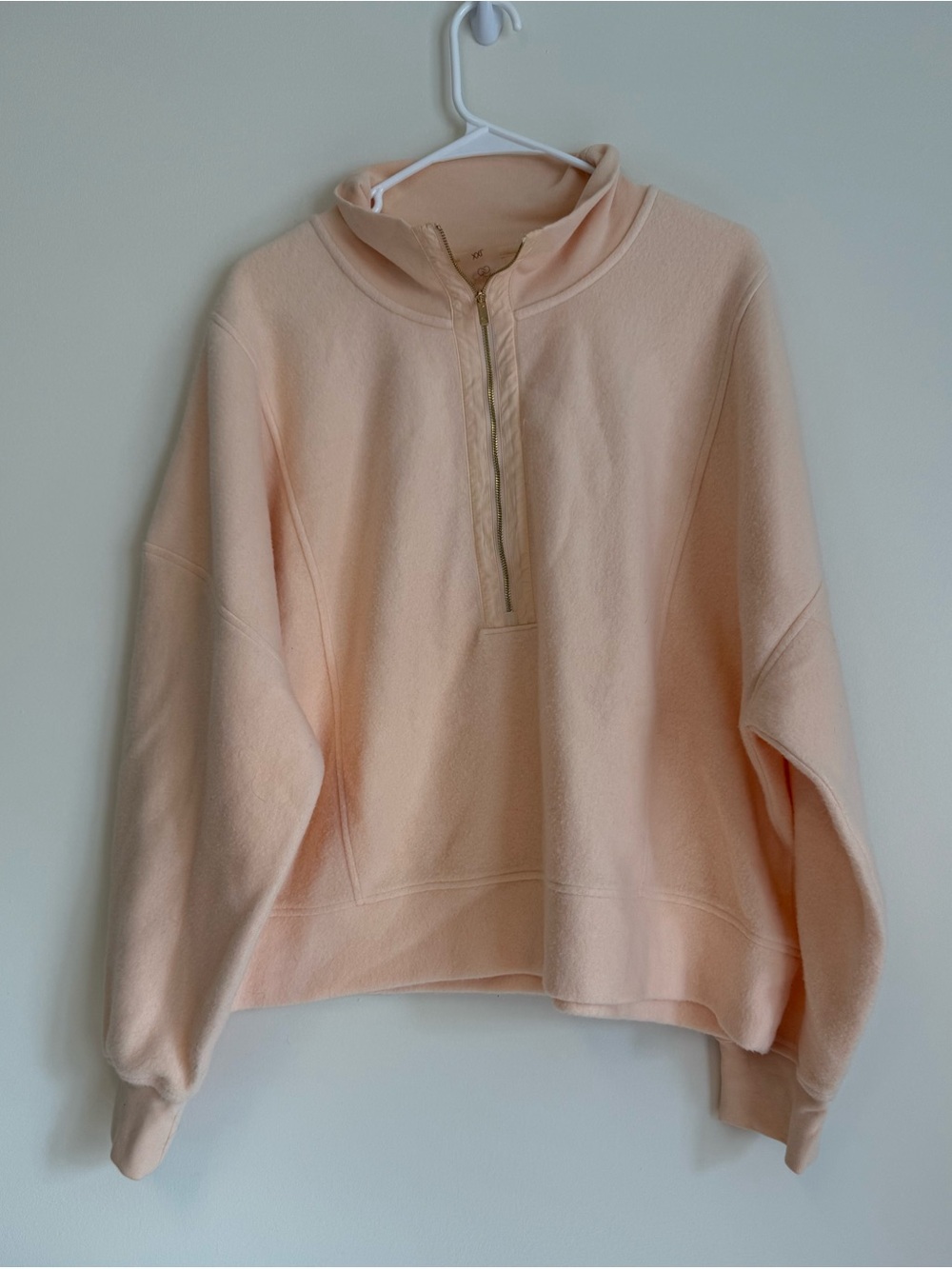 CALIA by Carrie Underwood Peach Half-Zip Pullover